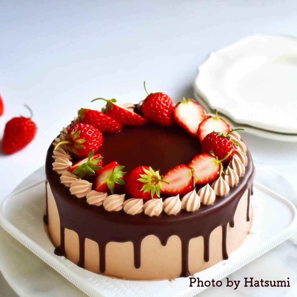 ストロベリーチョコケーキ
